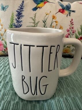 Rae Dunn Ceramic “Jitter Bug” Mug